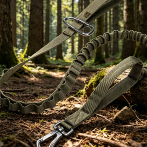 Outdoor Shock-Absorbing Nylon Pet Leash – Anti-Pull Design for Large Dogs