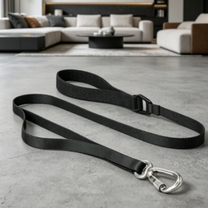 Wide Solid-Color Nylon Pet Leash – Minimalist, Universal Fit for Small & Large Dogs